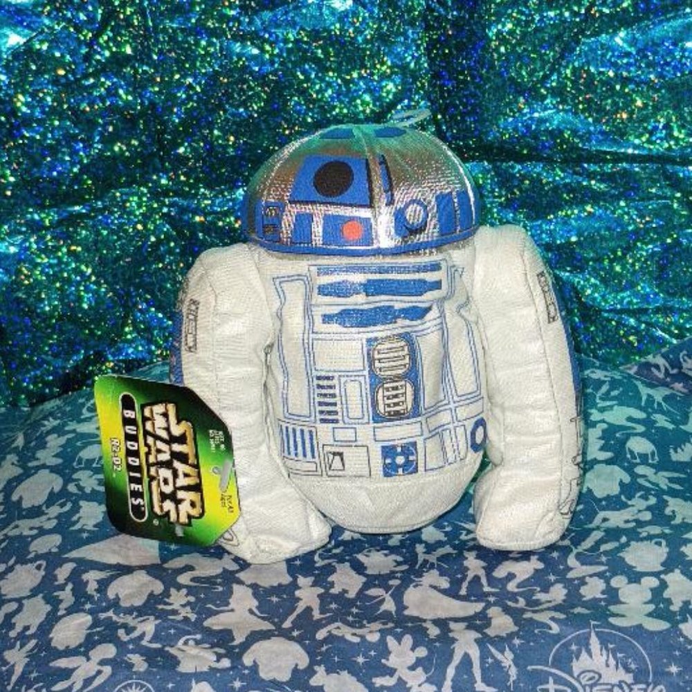 Vintage Star Wars R2D2 Bean Bag Plush Buddies by Kenner Mint Android Robot
